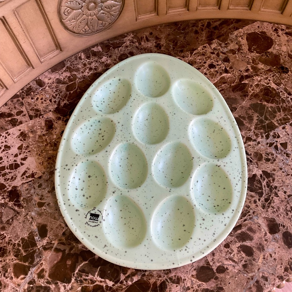 🐰Robin Egg Deviled Egg Serving Plate